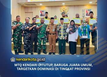 MTQ Kendari Ditutup, Baruga Juara Umum, Targetkan Dominasi di Tingkat Provinsi