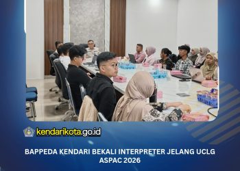 Bappeda Kendari Bekali Interpreter Jelang UCLG ASPAC 2026