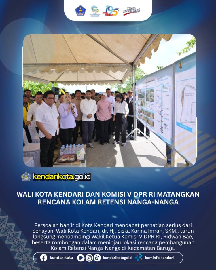 Wali Kota Kendari dan Komisi V DPR RI Matangkan Rencana Kolam Retensi Nanga-Nanga