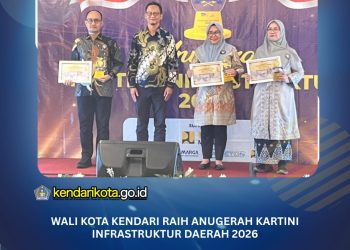 Wali Kota Kendari Raih Anugerah Kartini Infrastruktur Daerah 2026