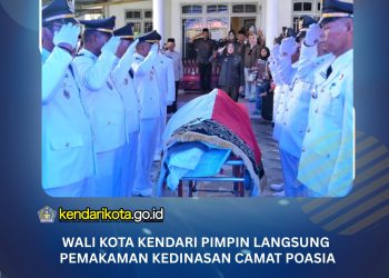 Wali Kota Kendari Pimpin Langsung Pemakaman Kedinasan Camat Poasia