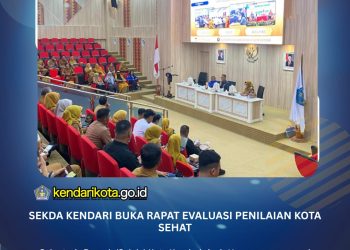 Sekda Kendari Buka Rapat Evaluasi Penilaian Kota Sehat