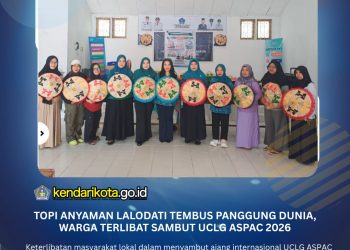 Topi Anyaman Lalodati Tembus Panggung Dunia, Warga Terlibat Sambut UCLG ASPAC 2026