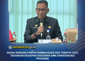 Sekda Kendari Pimpin Pembahasan DAK Tematik 2027, Tekankan Kesiapan Dokumen dan Sinkronisasi Program