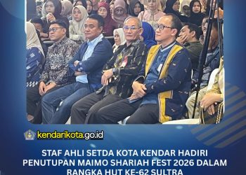Staf Ahli Setda Kota Kendar Hadiri Penutupan Maimo Shariah Fest 2026 dalam Rangka HUT ke-62 Sultra