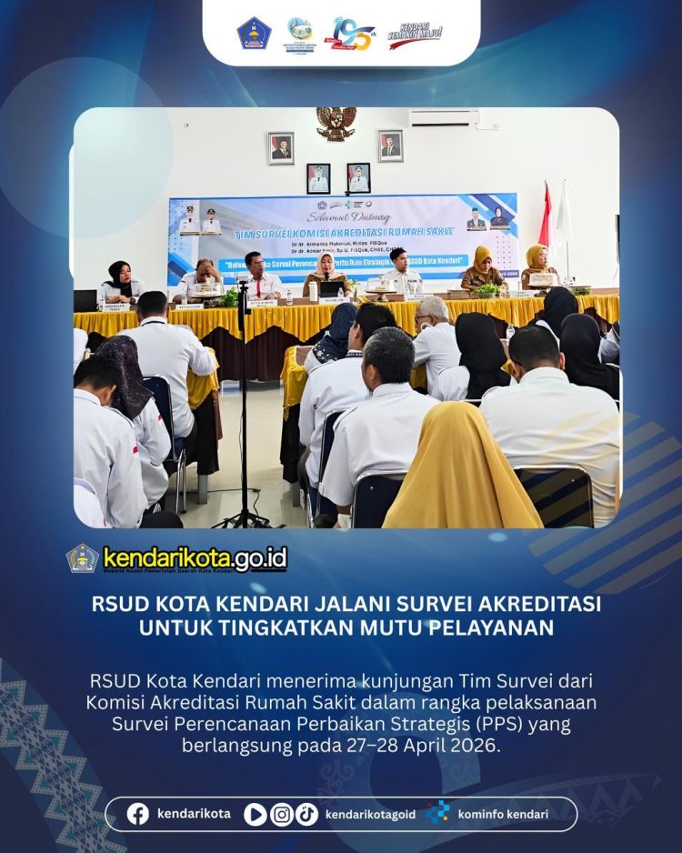 RSUD Kota Kendari Jalani Survei Akreditasi untuk Tingkatkan Mutu Pelayanan