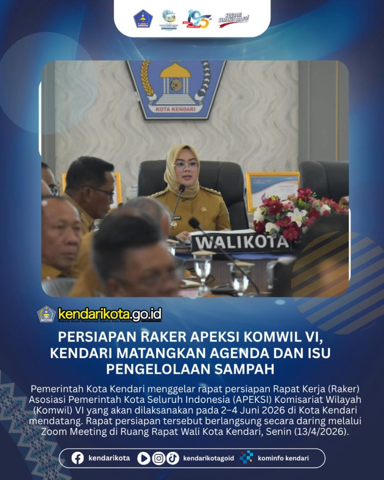 Persiapan Raker APEKSI Komwil VI, Kendari Matangkan Agenda dan Isu Pengelolaan Sampah