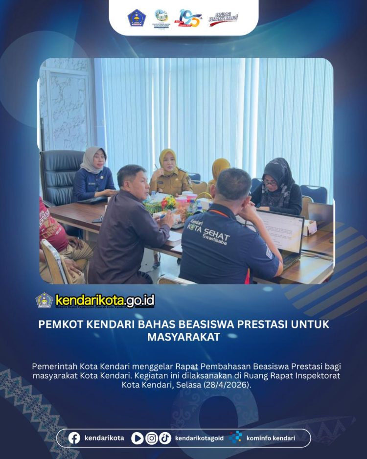 Pemkot Kendari Bahas Beasiswa Prestasi untuk Masyarakat