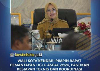 Wali Kota Kendari Pimpin Rapat Pemantapan UCLG ASPAC 2026, Pastikan Kesiapan Teknis dan Koordinasi Lintas Sektor