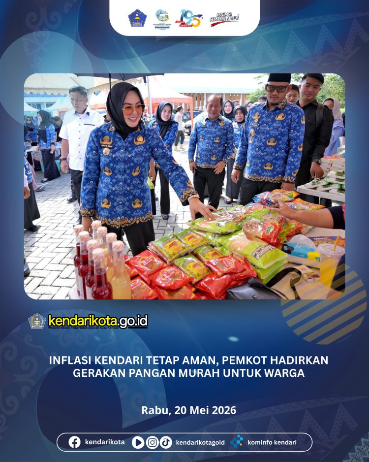 Inflasi Kendari Tetap Aman, Pemkot Hadirkan Gerakan Pangan Murah untuk Warga