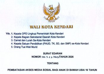 Surat Edaran Tentang Pembatasan Akses Media Sosial Bagi Anak di Bawah Usia 16 Tahun