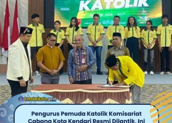 Pengurus Pemuda Katolik Komisariat Cabang Kota Kendari Resmi Dilantik, Ini Pesan Pemkot