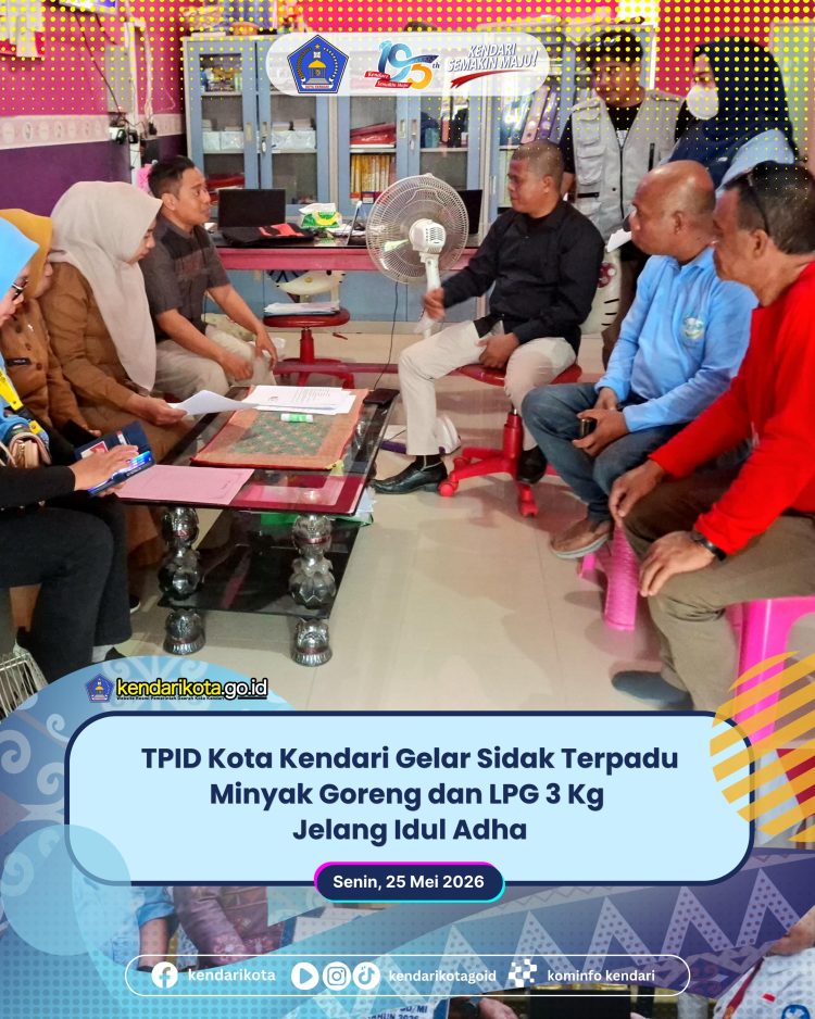TPID Kota Kendari Gelar Sidak Terpadu Minyak Goreng dan LPG 3 Kg Jelang Idul Adha