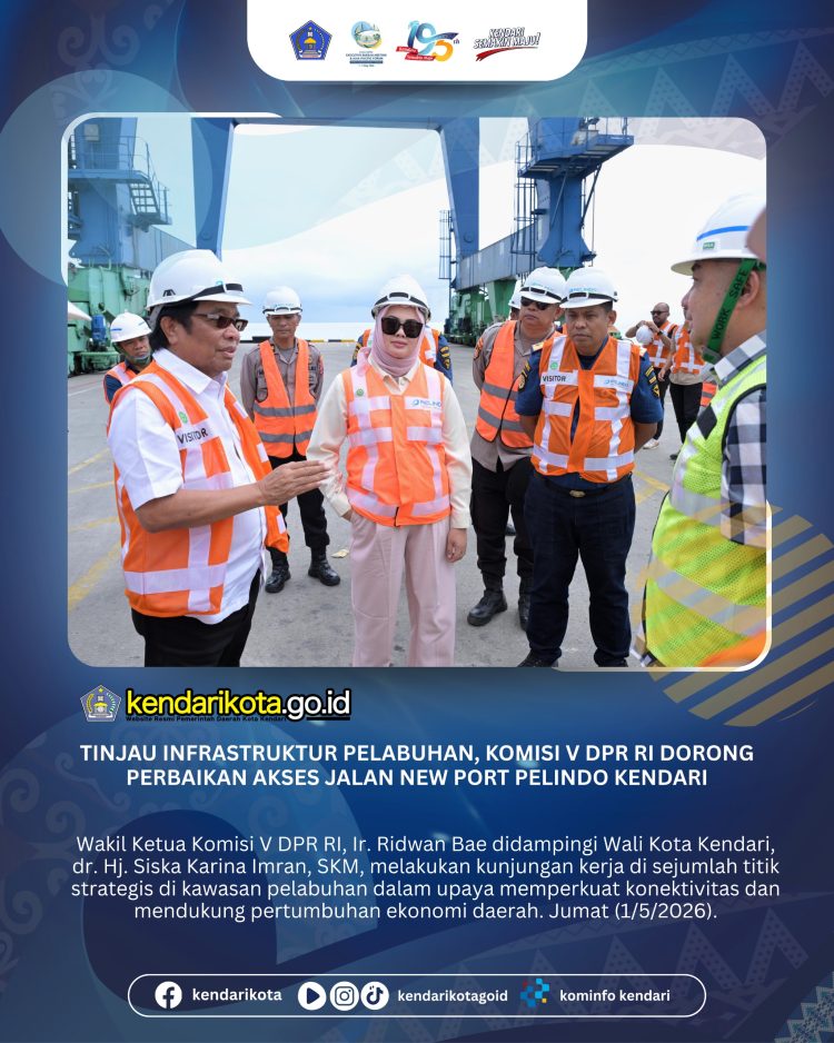 Tinjau Infrastruktur Pelabuhan, Komisi V DPR RI Dorong Perbaikan Akses Jalan New Port Pelindo Kendari