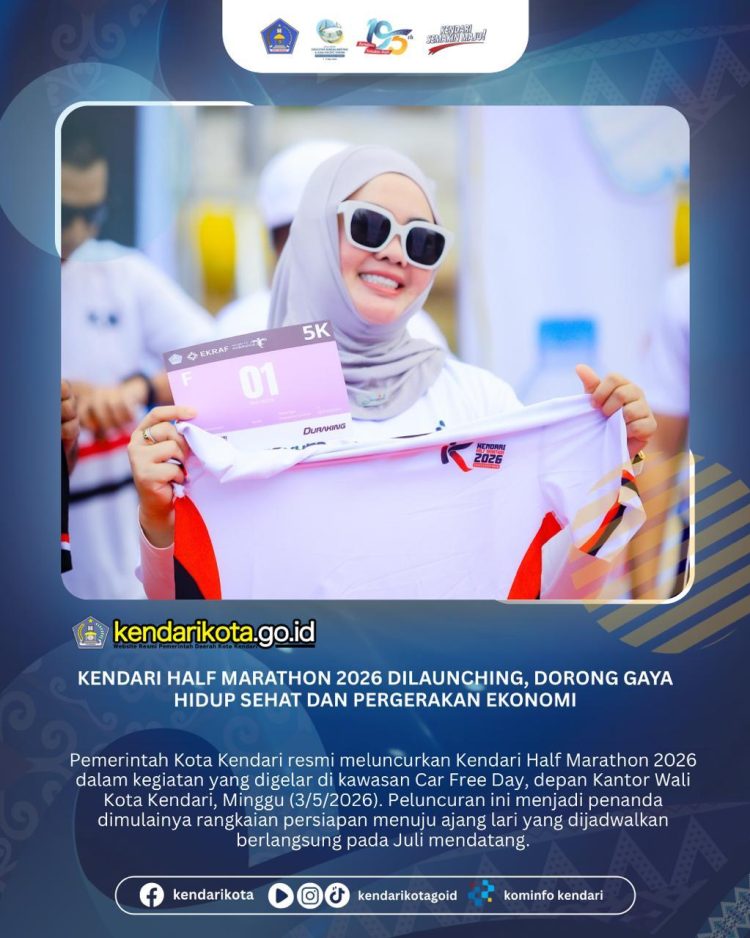 Kendari Half Marathon 2026 Dilaunching, Dorong Gaya Hidup Sehat dan Pergerakan Ekonomi