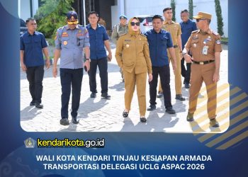 Wali Kota Kendari Tinjau Kesiapan Armada Transportasi Delegasi UCLG ASPAC 2026