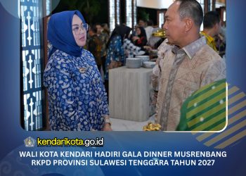 Wali Kota Kendari Hadiri Gala Dinner Musrenbang RKPD Provinsi Sulawesi Tenggara Tahun 2027