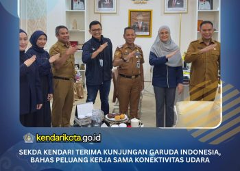 Sekda Kendari Terima Kunjungan Garuda Indonesia, Bahas Peluang Kerja Sama Konektivitas Udara