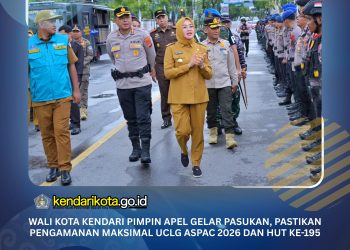 Wali Kota Kendari Pimpin Apel Gelar Pasukan, Pastikan Pengamanan Maksimal UCLG ASPAC 2026 dan HUT ke-195