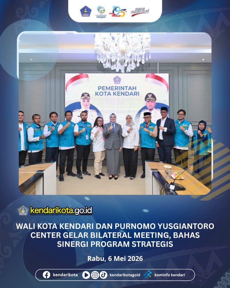 Wali Kota Kendari dan Purnomo Yusgiantoro Center Gelar Bilateral Meeting, Bahas Sinergi Program Strategis