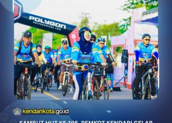 Sambut HUT ke-195, Pemkot Kendari Gelar Gowes Gerakan Hemat BBM