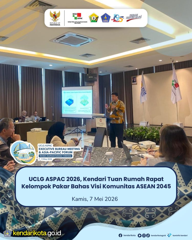 UCLG ASPAC 2026, Kendari Tuan Rumah Rapat Kelompok Pakar Bahas Visi Komunitas ASEAN 2045