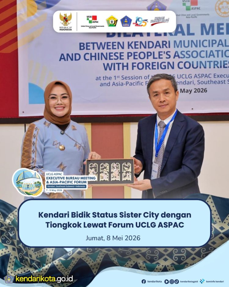 Kendari Bidik Status Sister City dengan Tiongkok Lewat Forum UCLG ASPAC