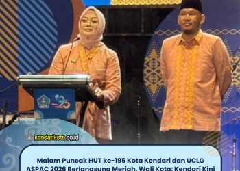 Malam Puncak HUT ke-195 Kota Kendari dan UCLG ASPAC 2026 Berlangsung Meriah, Wali Kota: Kendari Kini Diakui di Asia Pasifik