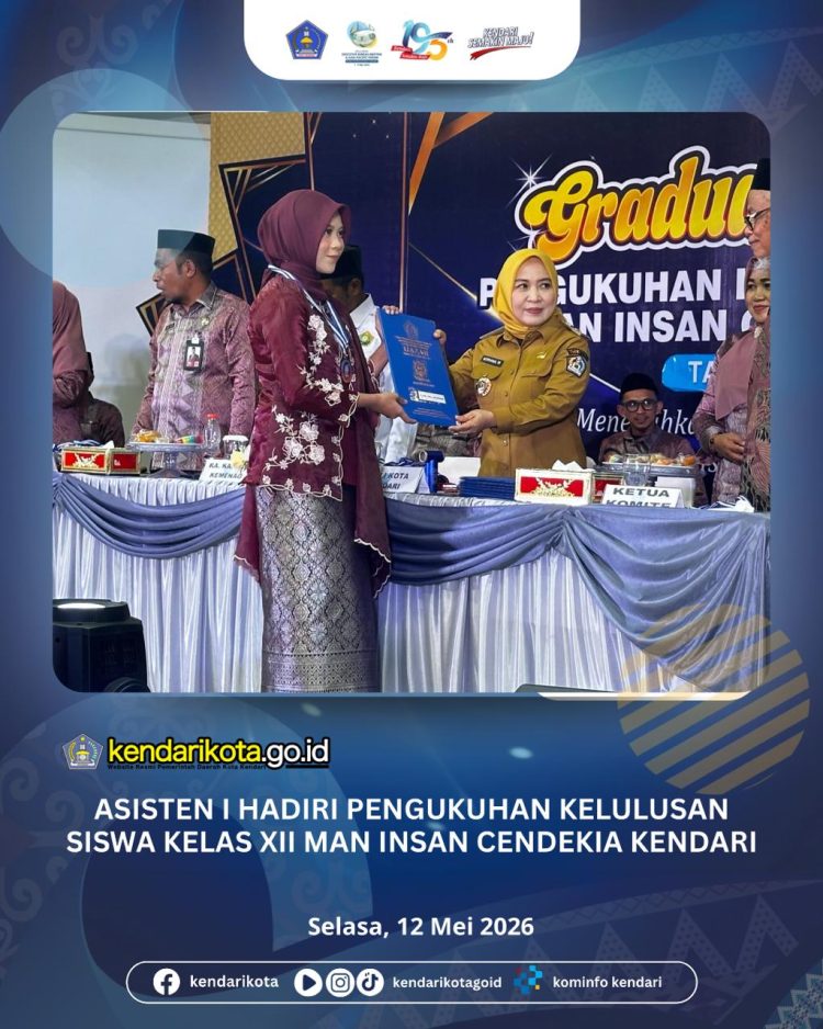 Asisten I Hadiri Pengukuhan Kelulusan Siswa Kelas XII MAN Insan Cendekia Kendari