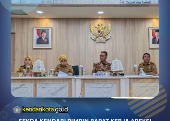 Sekda Kendari Pimpin Rapat Kerja APEKSI Komwil VI Indonesia Timur 2026