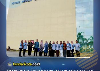 Tim RSUP Dr. Sardjito Visitasi Ruang Cathlab RSUD Kota Kendari