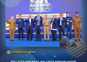 Wali Kota dan Wakil Wali Kota Kendari Hadiri Pembukaan Rakerwil dan Sekolah Legislatif NasDem Sultra