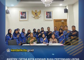 Asisten I Setda Kota Kendari Buka Pertemuan Lintas Sektor Supervisi dan Audiensi Social Contracting