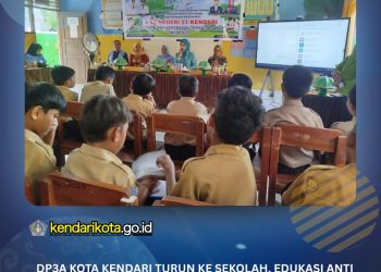 DP3A Kota Kendari Turun ke Sekolah, Edukasi Anti Kekerasan Dikemas Interaktif