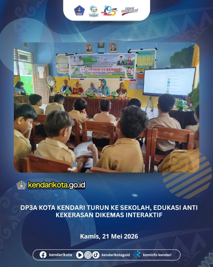 DP3A Kota Kendari Turun ke Sekolah, Edukasi Anti Kekerasan Dikemas Interaktif