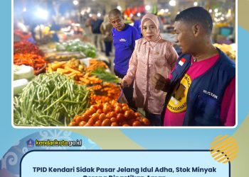 TPID Kendari Sidak Pasar Jelang Idul Adha, Stok Minyak Goreng Dipastikan Aman