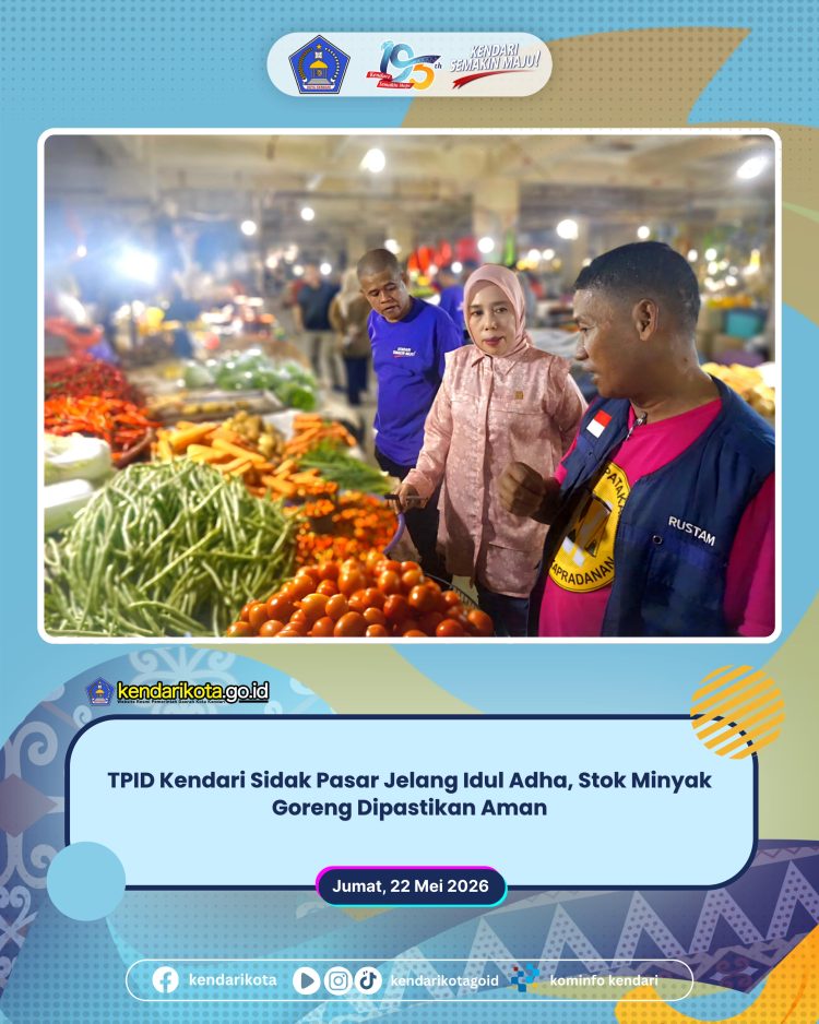 TPID Kendari Sidak Pasar Jelang Idul Adha, Stok Minyak Goreng Dipastikan Aman
