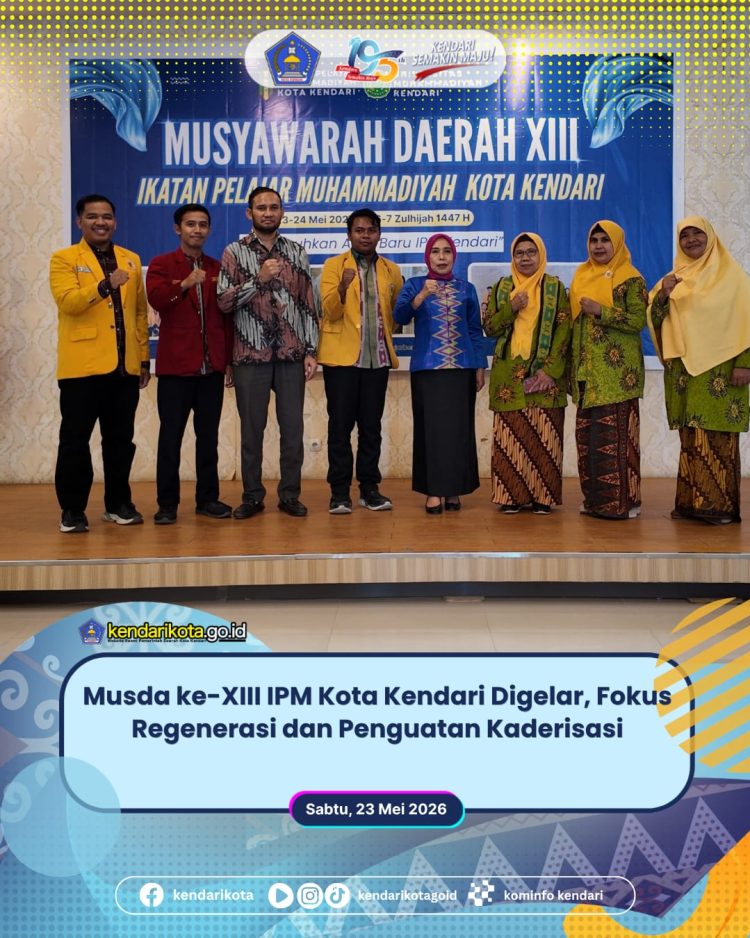 Musda ke-XIII IPM Kota Kendari Digelar, Fokus Regenerasi dan Penguatan Kaderisasi