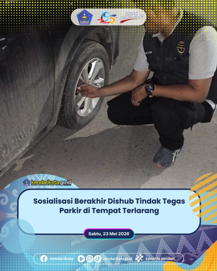 Sosialisasi Berakhir Dishub Tindak Tegas Parkir di Tempat Terlarang