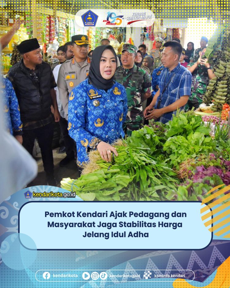 Pemkot Kendari Ajak Pedagang dan Masyarakat Jaga Stabilitas Harga Jelang Idul Adha
