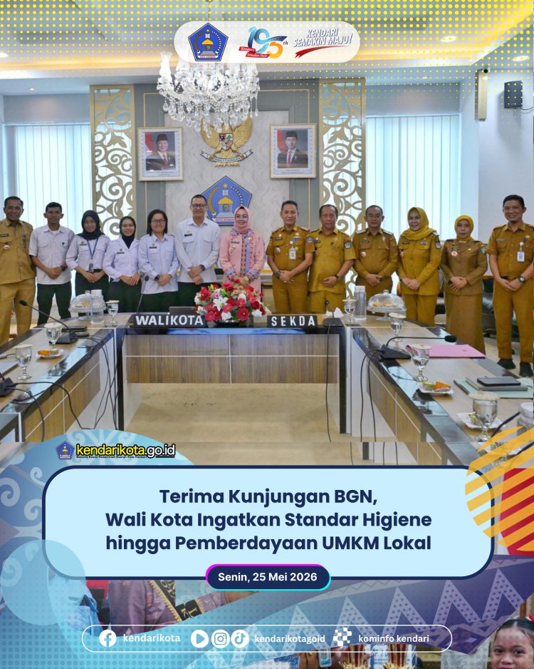Terima Kunjungan BGN, Wali Kota Ingatkan Standar Higiene hingga Pemberdayaan UMKM Lokal