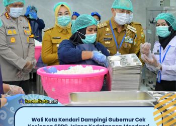 Wali Kota Kendari Dampingi Gubernur Cek Kesiapan SPPG Jelang Kedatangan Mendagri