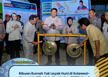 Ribuan Rumah Tak Layak Huni di Sulawesi-Gorontalo Dibedah, Kendari Jadi Titik Awal