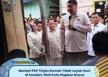 Menteri PKP Tinjau Rumah Tidak Layak Huni di Kendari, Wali Kota Siapkan Rusun untuk Keluarga Hatta
