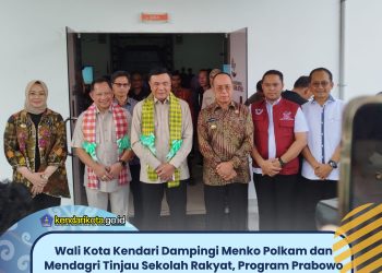 Wali Kota Kendari Dampingi Menko Polkam dan Mendagri Tinjau Sekolah Rakyat, Program Prabowo Dinilai Buka Jalan Anak Miskin Meraih Mimpi