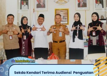 Sekda Kendari Terima Audiensi Penguatan Ekosistem Halal dari BPJPH Sulsel