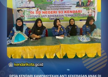 DP3A Kendari Kampanyekan Anti Kekerasan Anak di SDN 93 Kendari