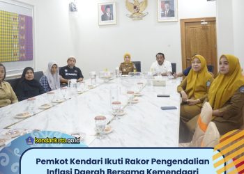 Pemkot Kendari Ikuti Rakor Pengendalian Inflasi Daerah Bersama Kemendagri