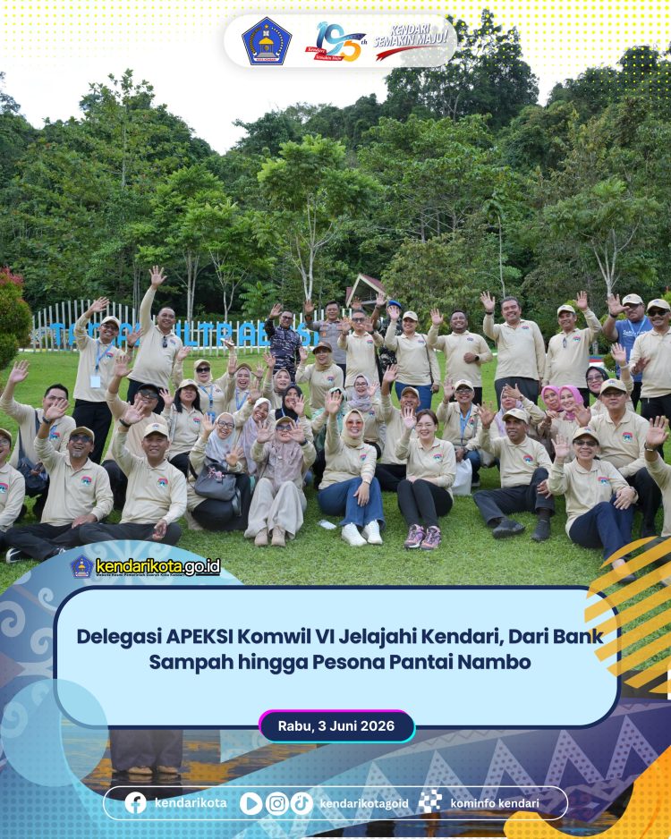Delegasi APEKSI Komwil VI Jelajahi Kendari, Dari Bank Sampah hingga Pesona Pantai Nambo