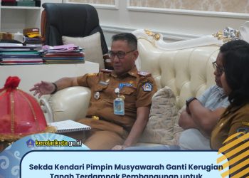 Sekda Kendari Pimpin Musyawarah Ganti Kerugian Tanah Terdampak Pembangunan untuk Kepentingan Umum